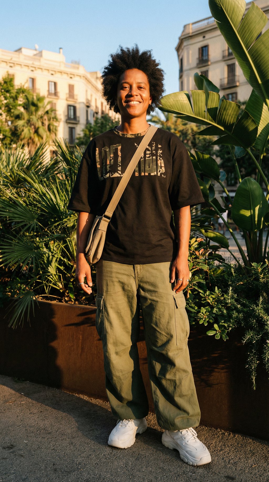 AI product shot of Le Honor Oversized T-Shirt