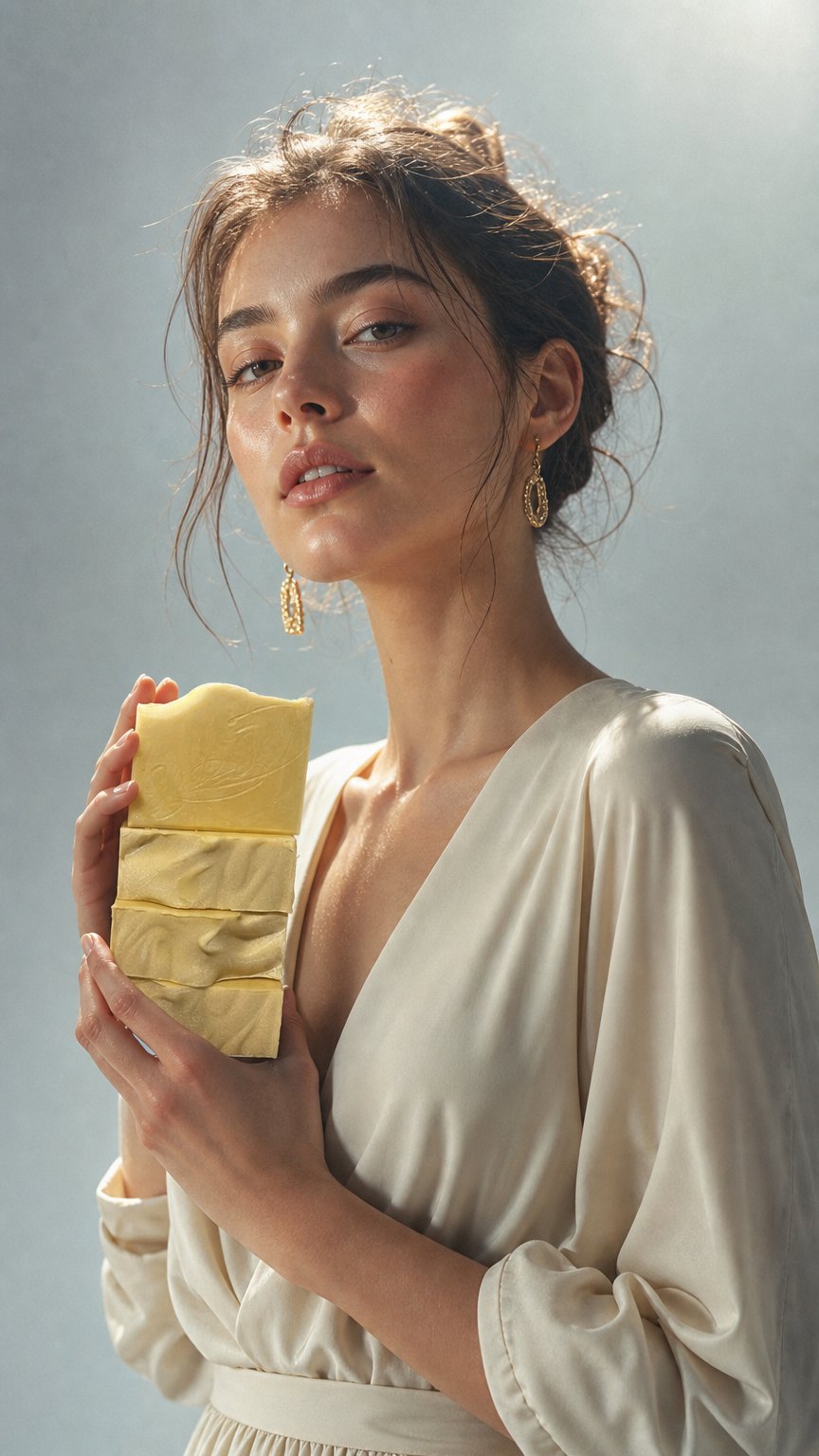 AI product shot of Custom Soap