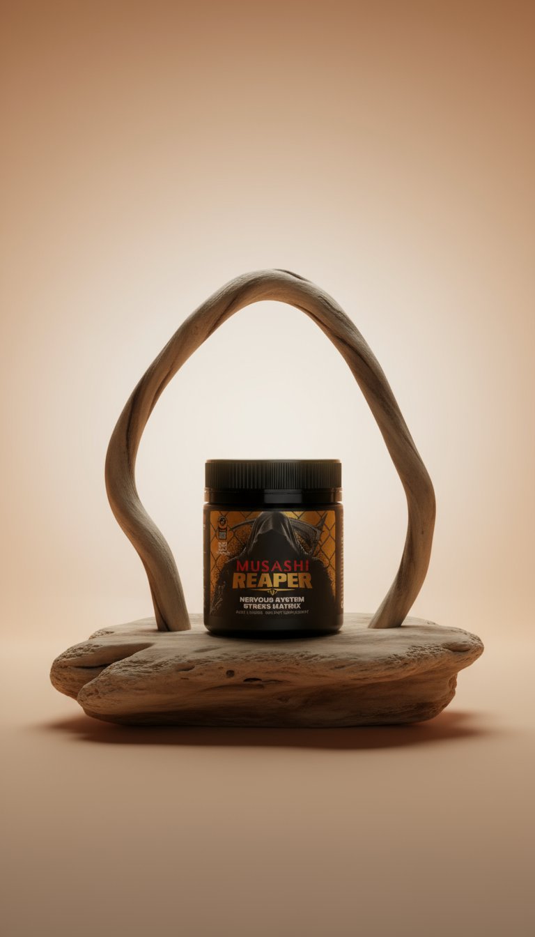 AI product shot of REAPER NERVOUS SYSTEM STRESS MATRIX 100 Capsules
