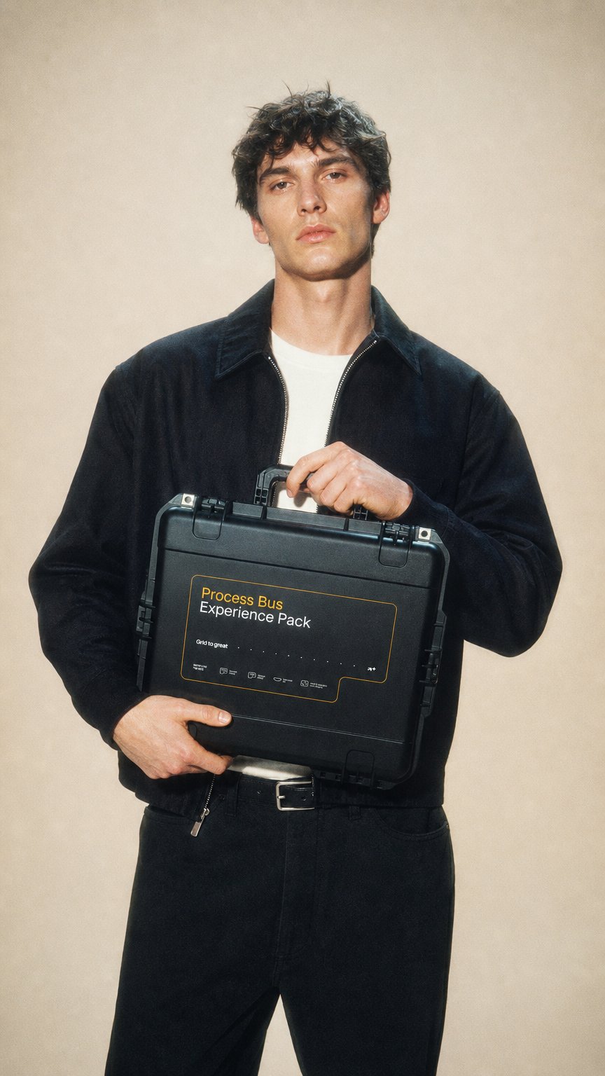 AI product shot of Process Bus Experience Pack