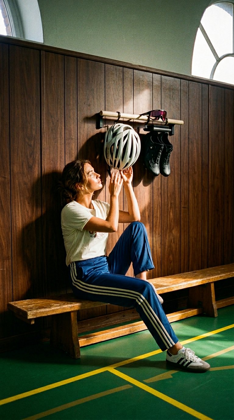 AI product shot of Horizontal Bike Gear Organizer