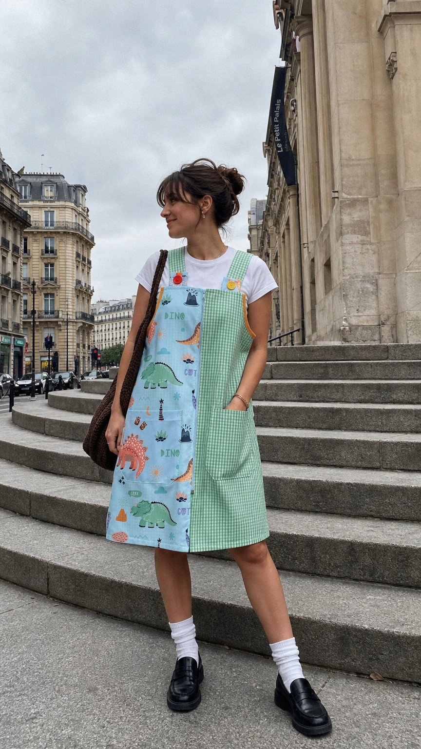 AI product shot of Pichi de maestra – Piecito Vichy menta