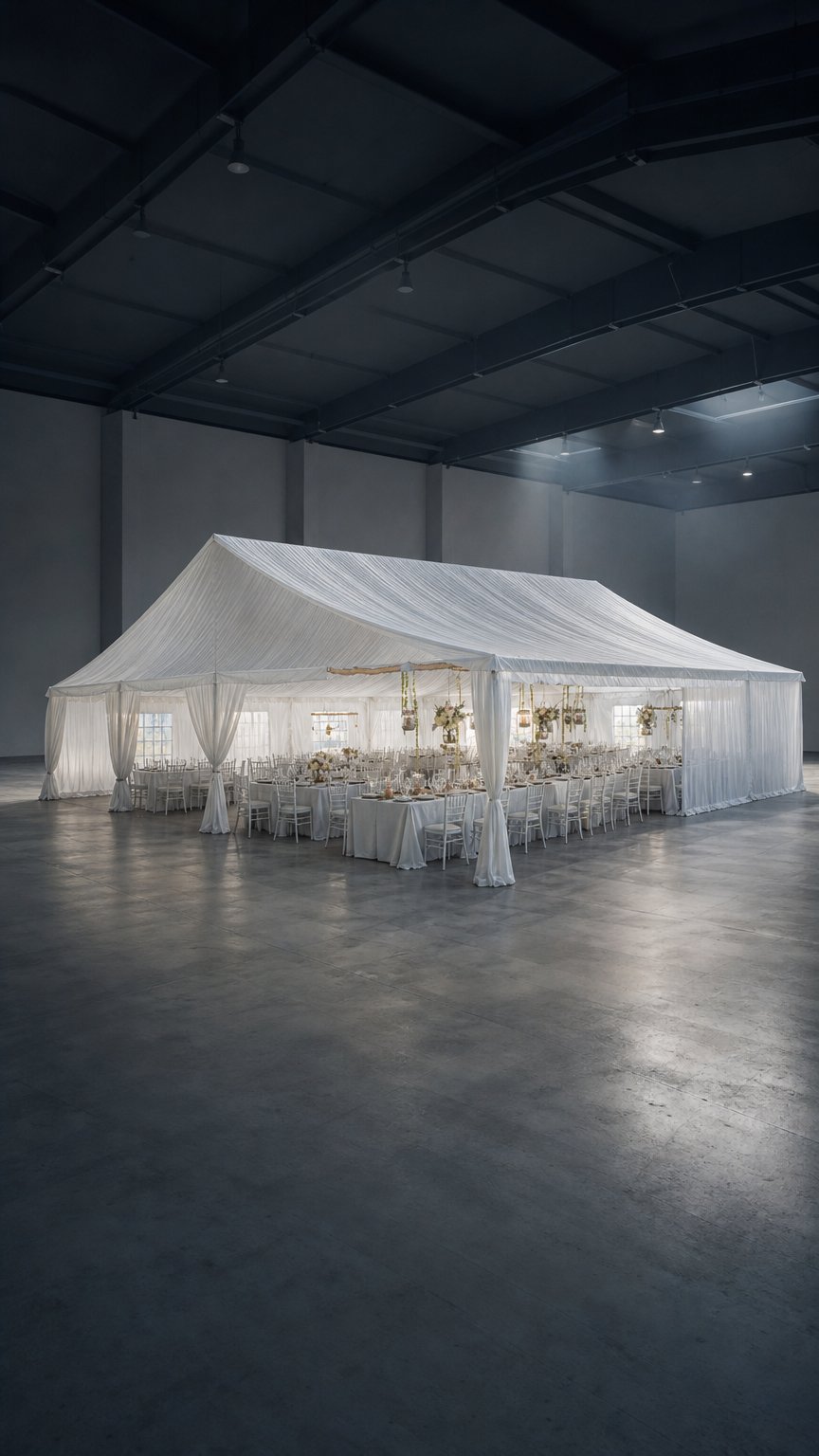 AI product shot of Pole Tent