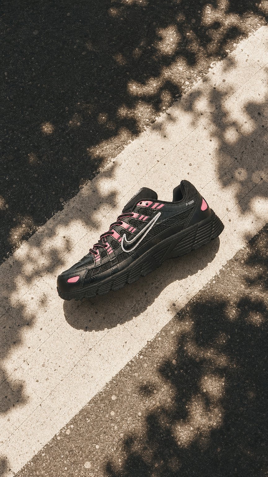 AI product shot of Nike Chaussures P-6000 pour ado - Gris