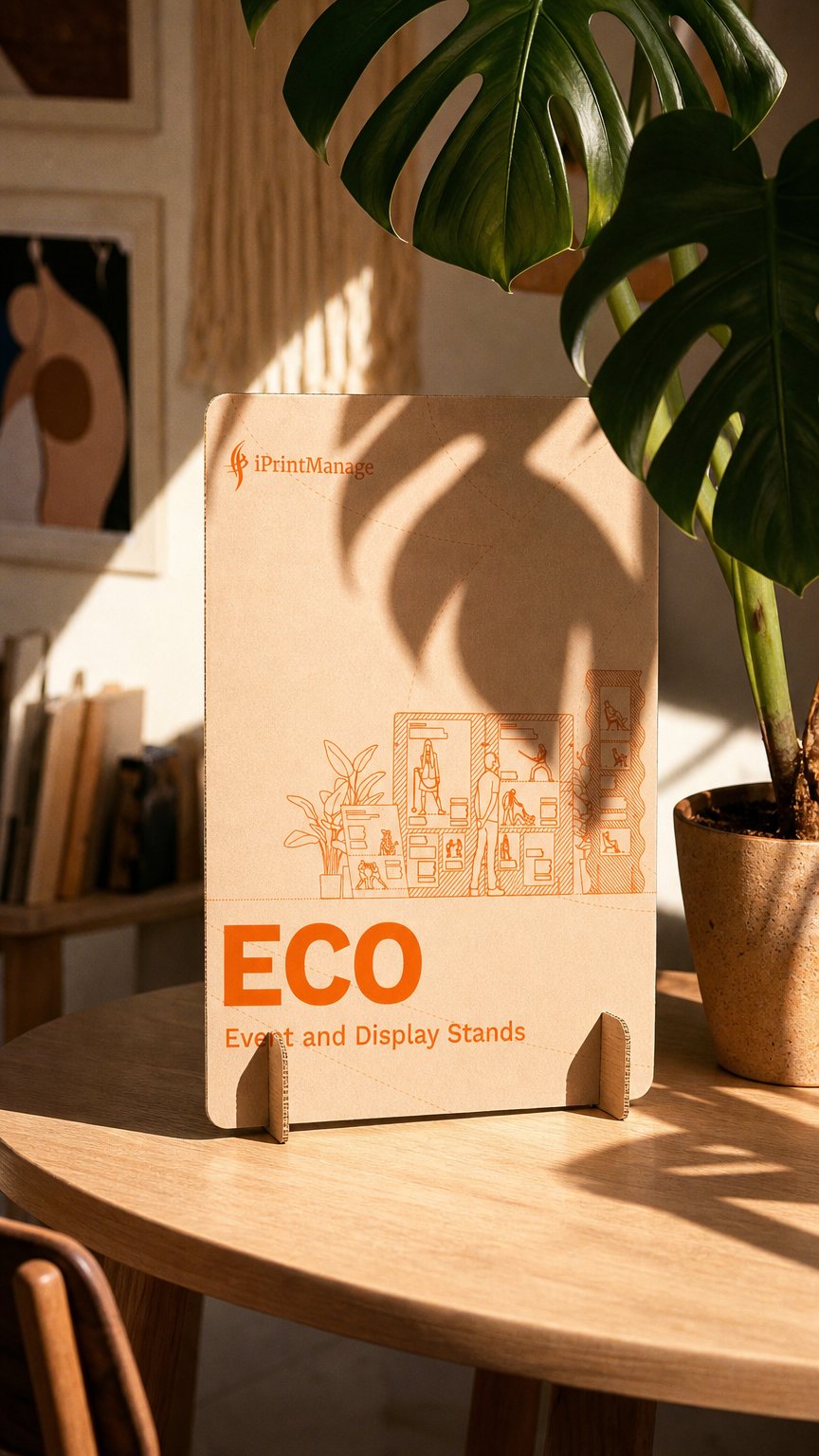 AI product shot of ECO Display and Visual Communications