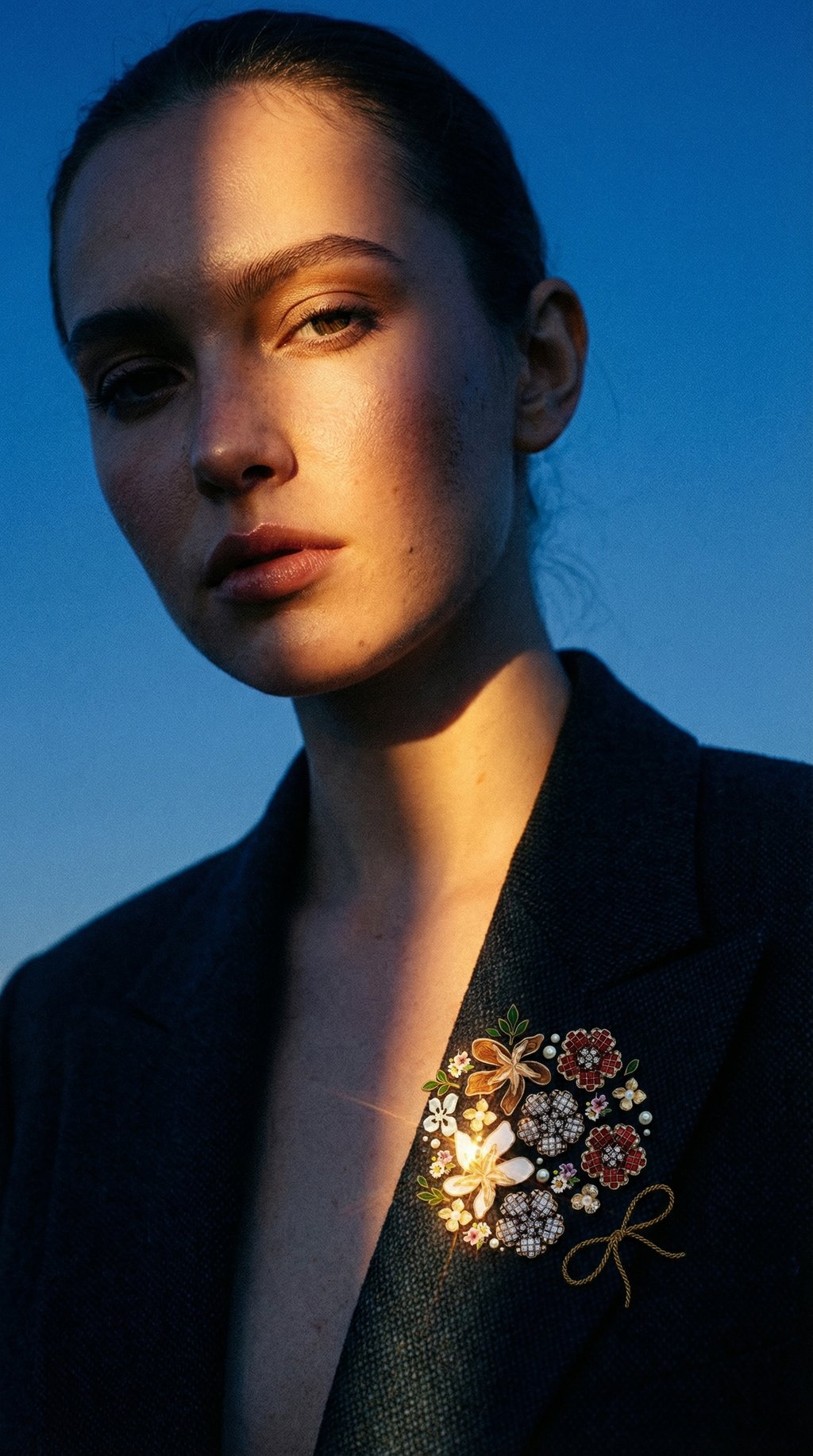 AI product shot of Floral Jewelry Collection