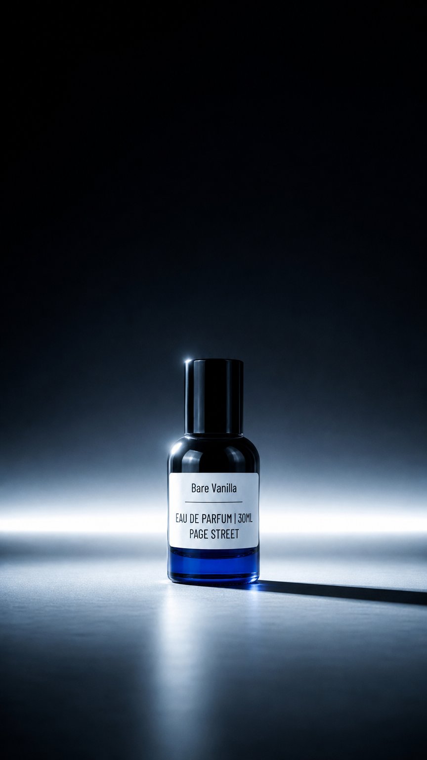 AI product shot of BARE VANILLA
