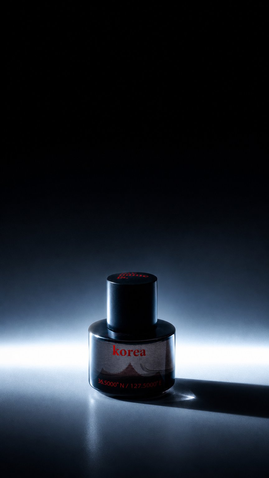 AI product shot of MY NAME IS KOREA.