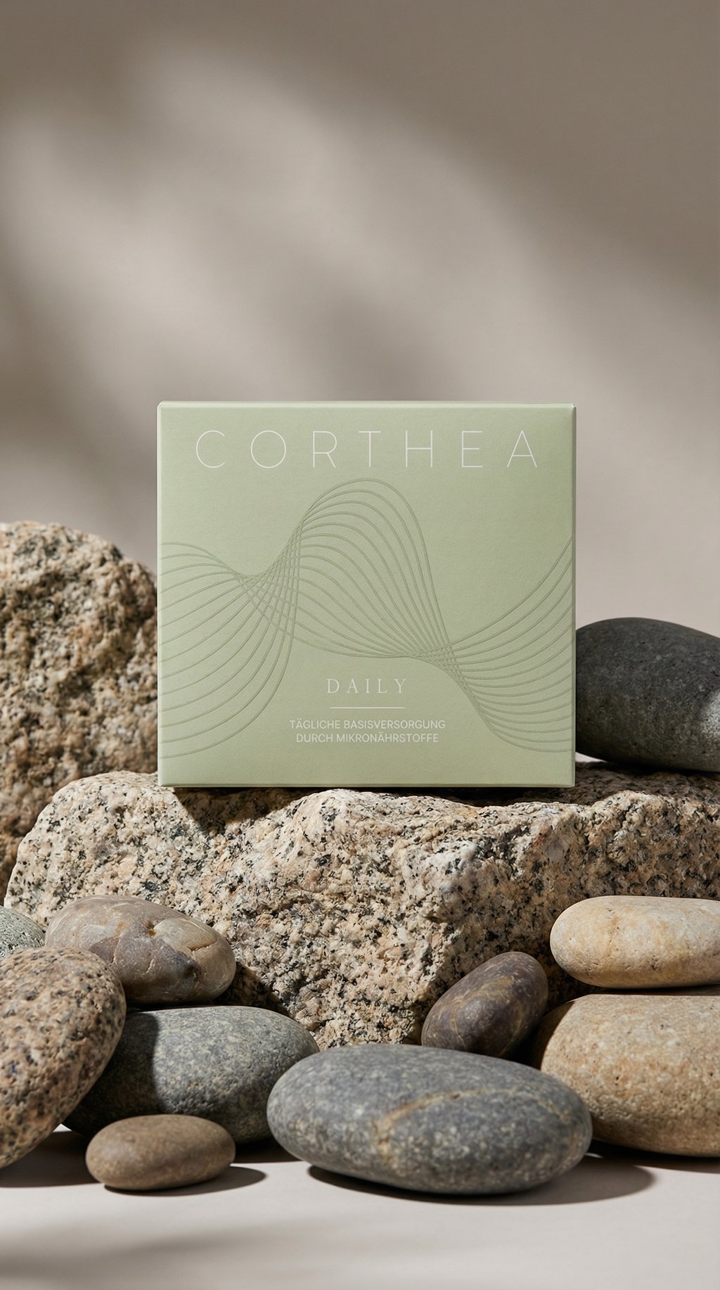 AI product shot of CORTHEA Daily