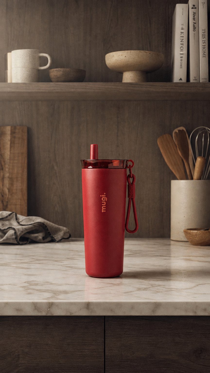 AI product shot of Burgundy Māi