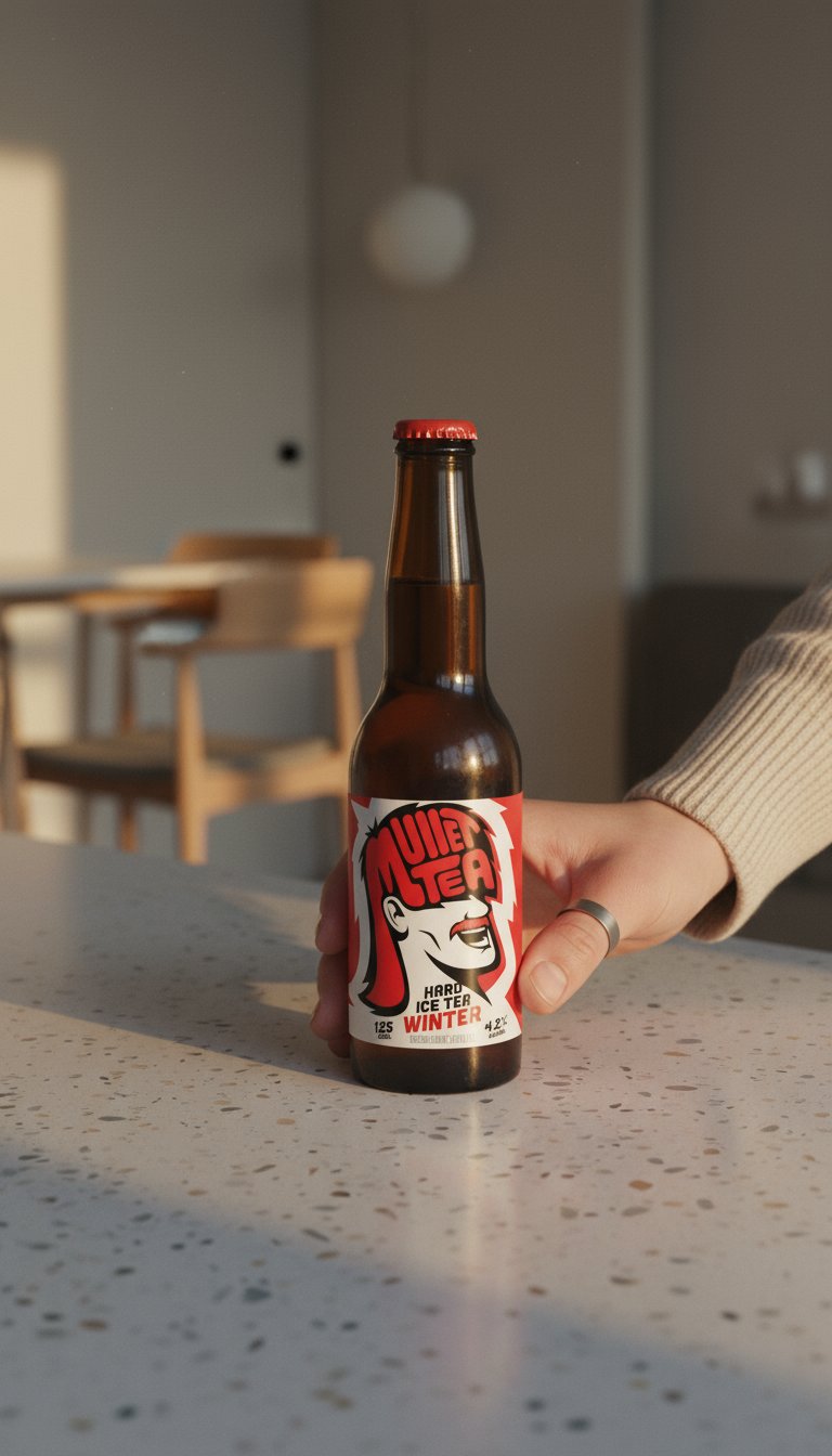 AI product shot of Mullet Tea Winter