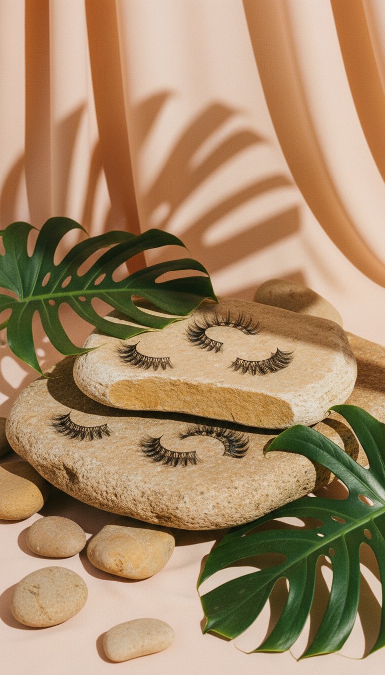 AI product shot of Natural Volume - Fastbond Press-On Lashes