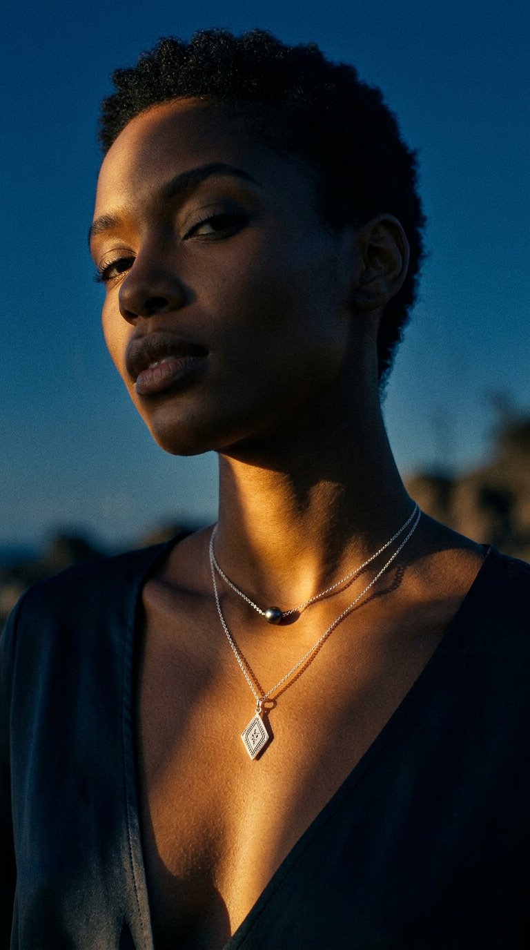 AI product shot of Malu Dainty Necklace