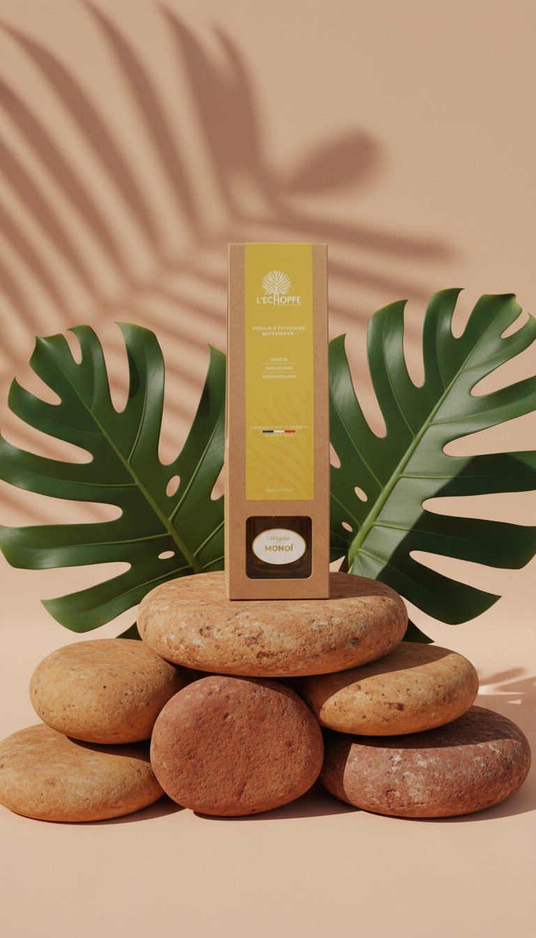 AI product shot of Monoï - Diffuseur à bâtonnets 200ml