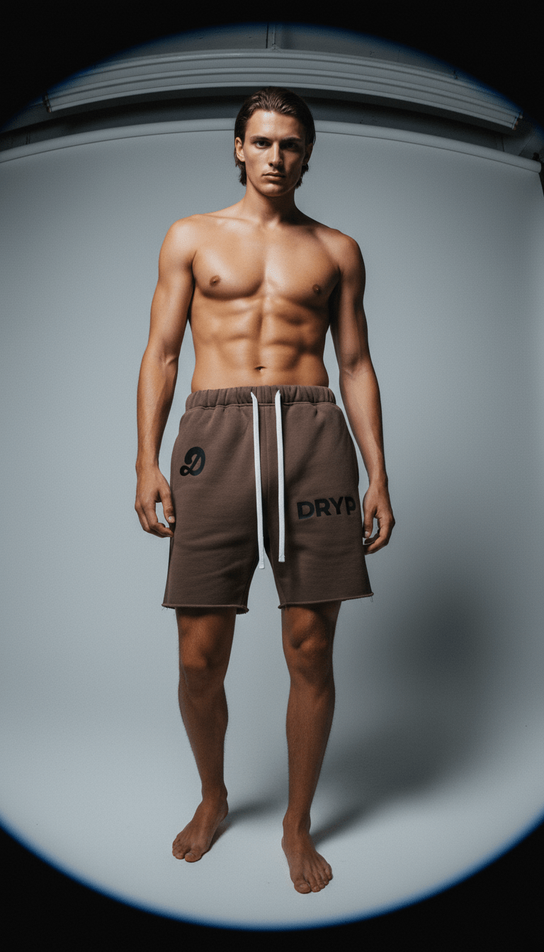 AI product shot of Lounge Short - Khaki