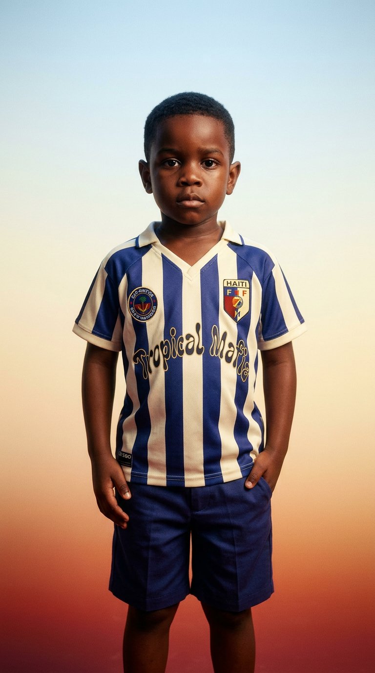 AI product shot of KID JERSEY
