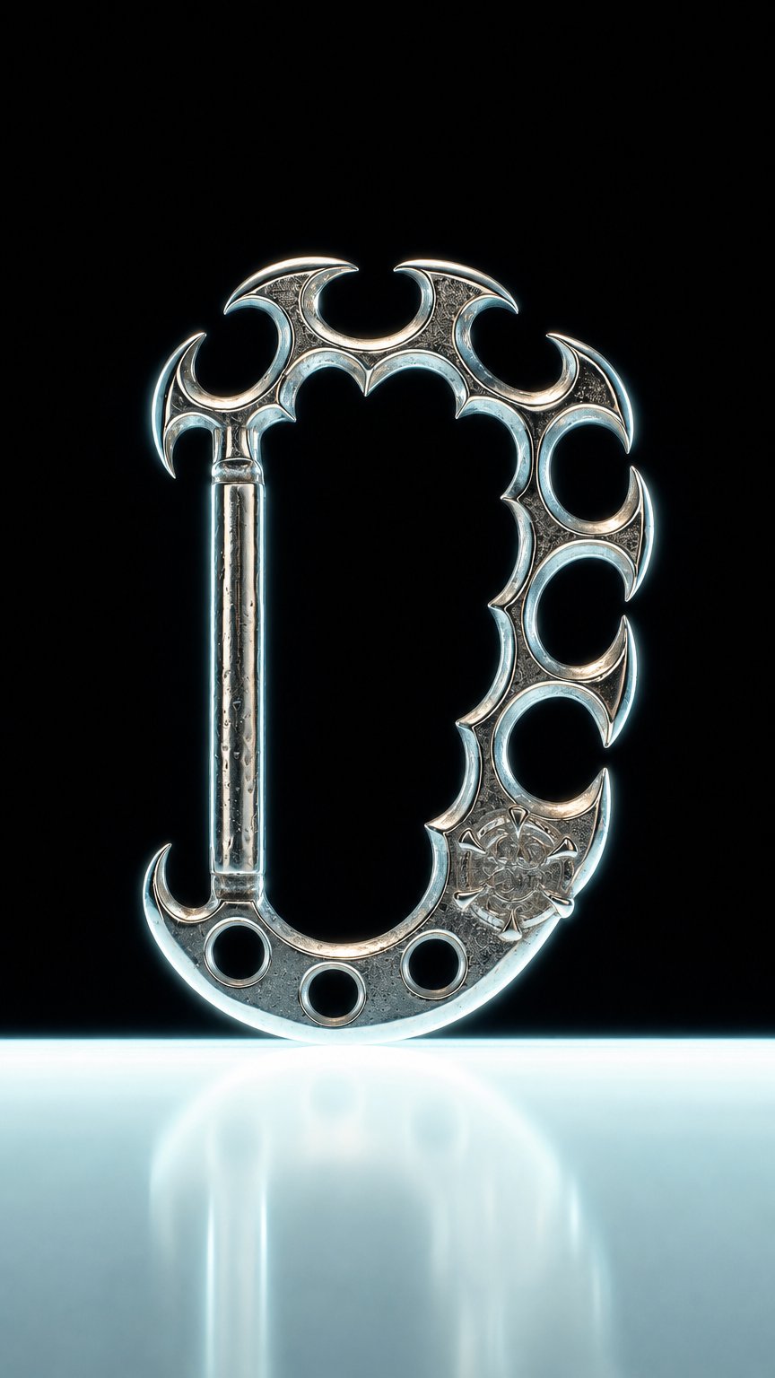 AI product shot of Nexus Carabiner