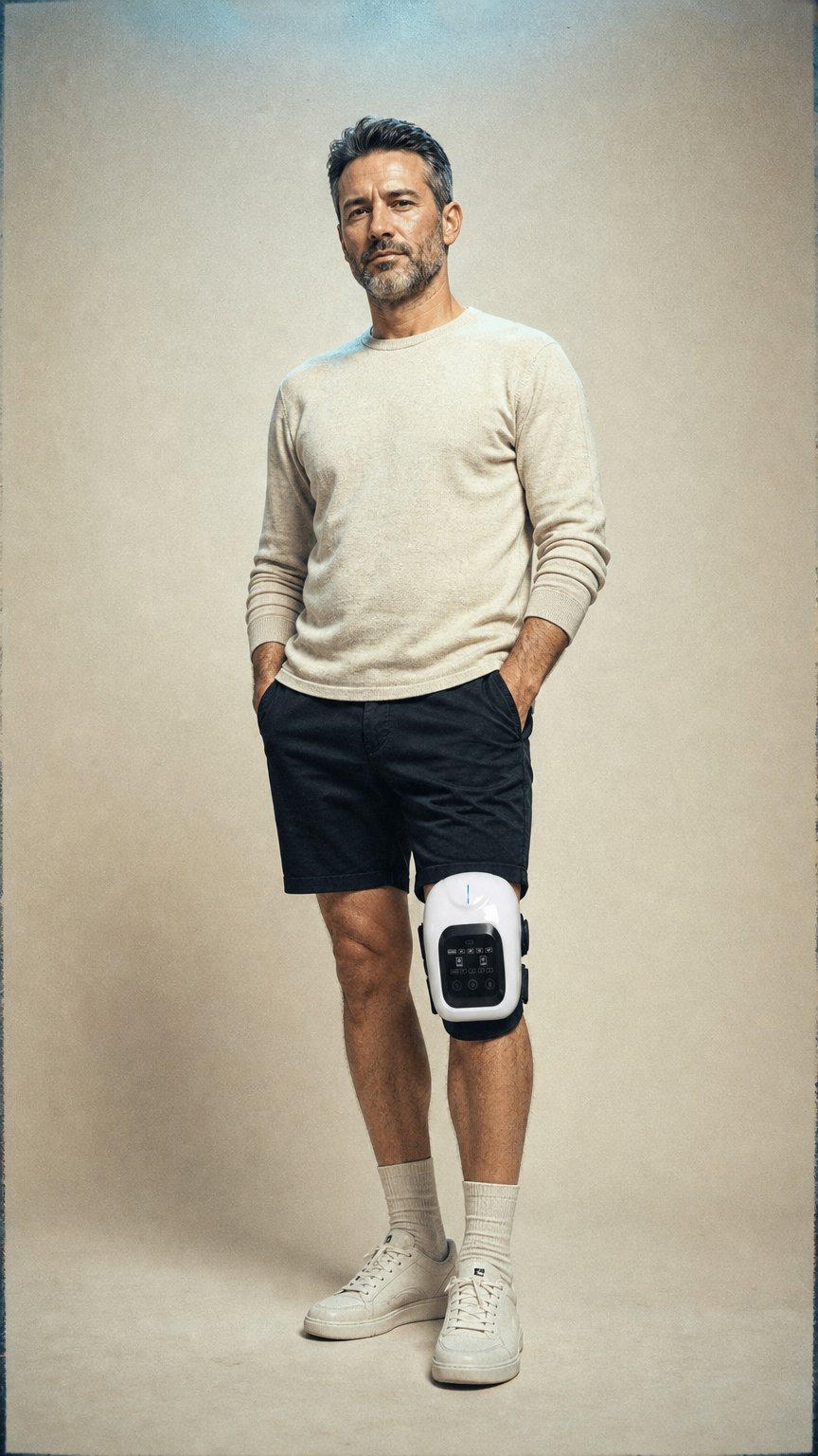 AI product shot of Bodevia LuxeKnee Pro