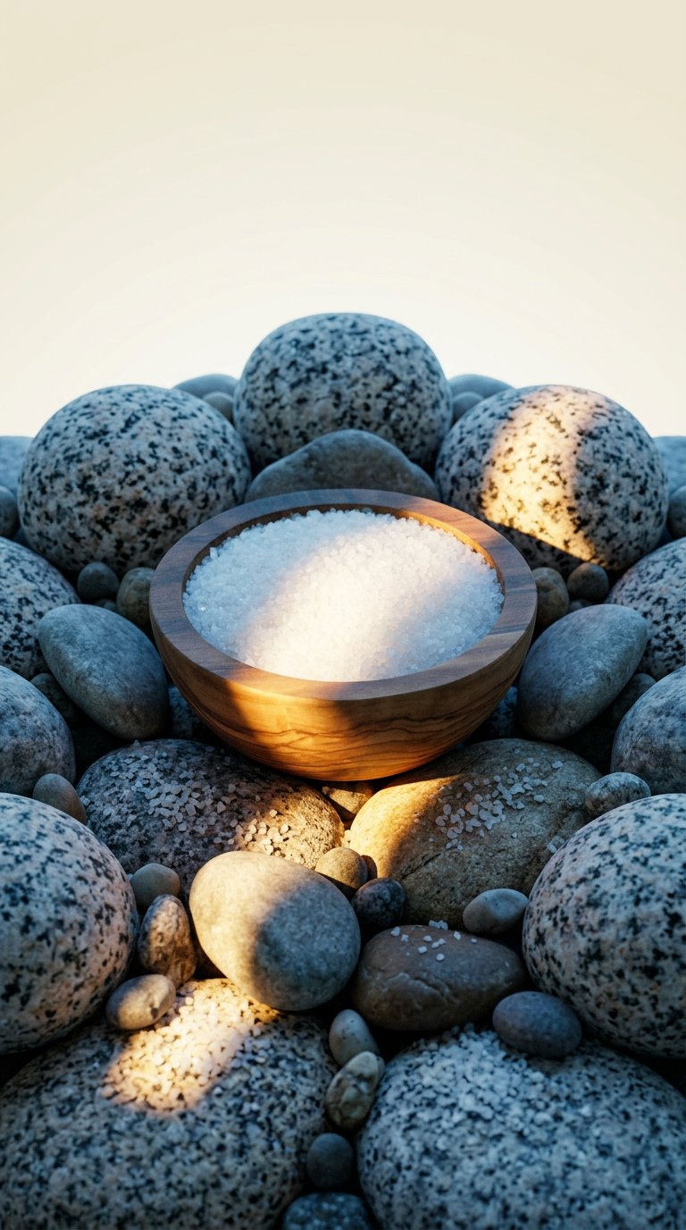 AI product shot of Dead Sea Salt