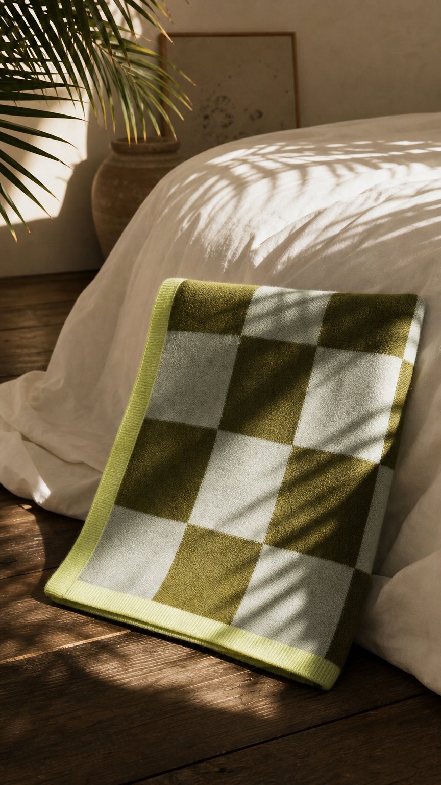 AI product shot of Babydecke aus 100% Kaschmir - Frida