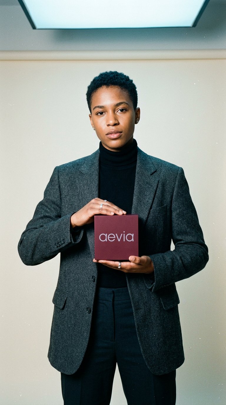 AI product shot of Aevia | Brand and Packaging Design