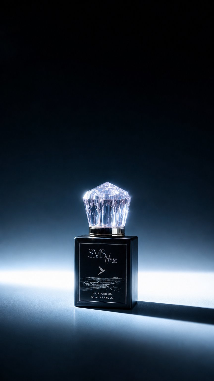 AI product shot of Blackbird SMS Hair Parfum