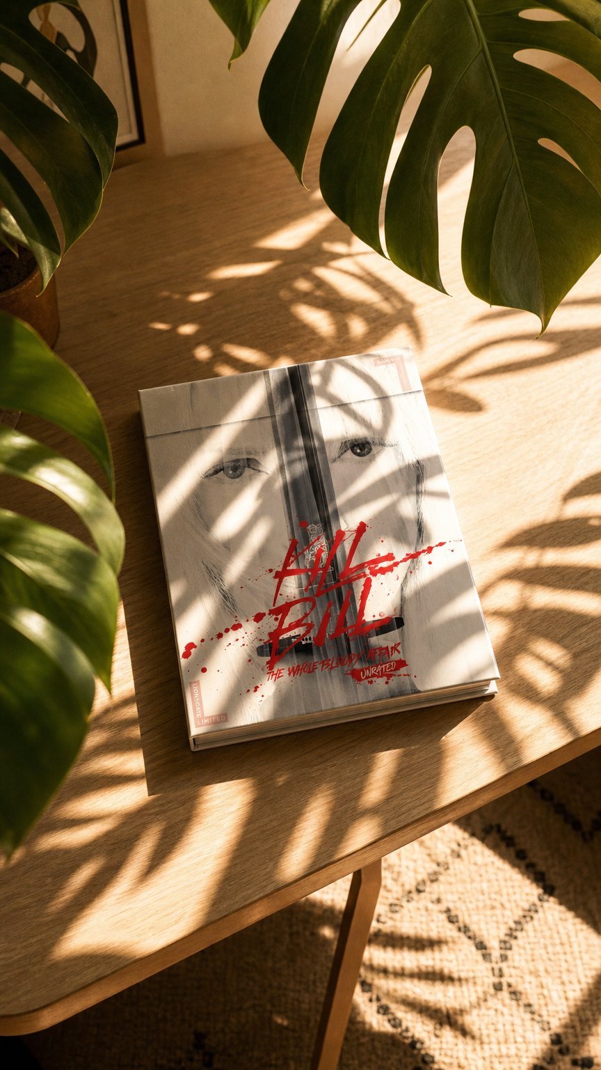 AI product shot of Kill Bill: The Whole Bloody Affair 4K Collector’s Edition