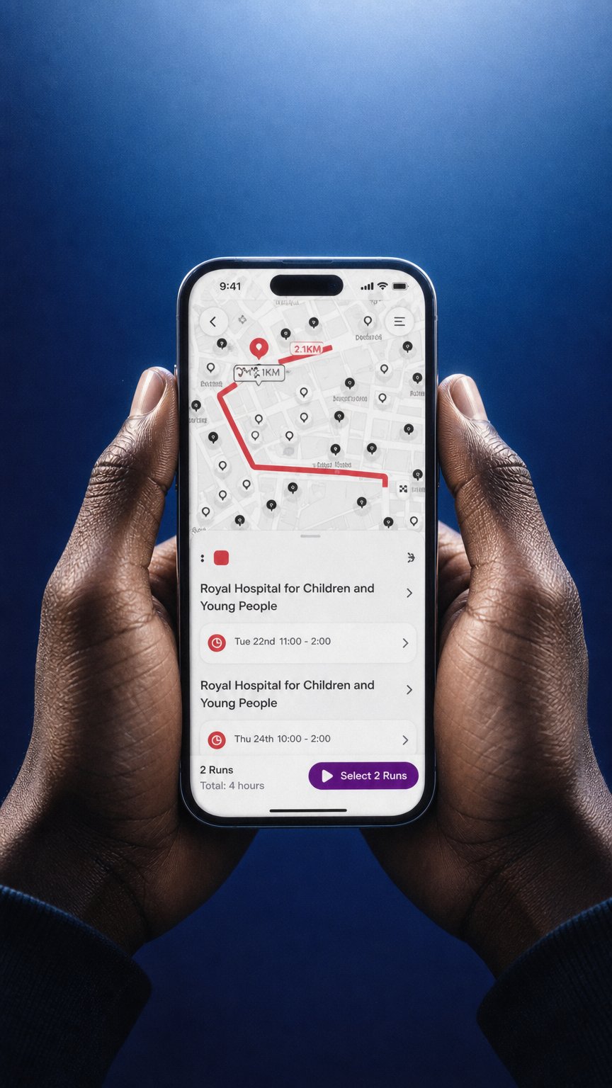 AI product shot of Waymap Navigation for Public Buildings