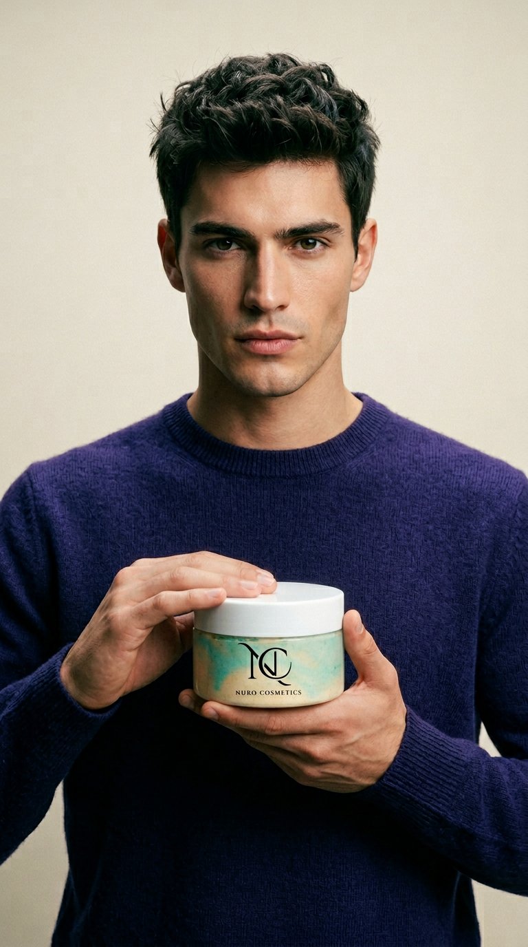 AI product shot of Body Butter Men Bergamot & Citrus