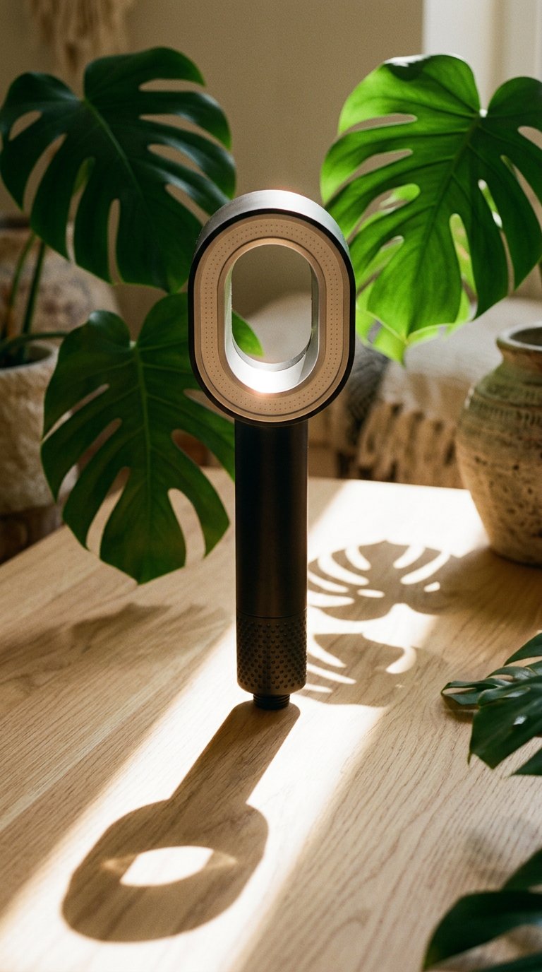AI product shot of HEYKURL Filtered Showerhead