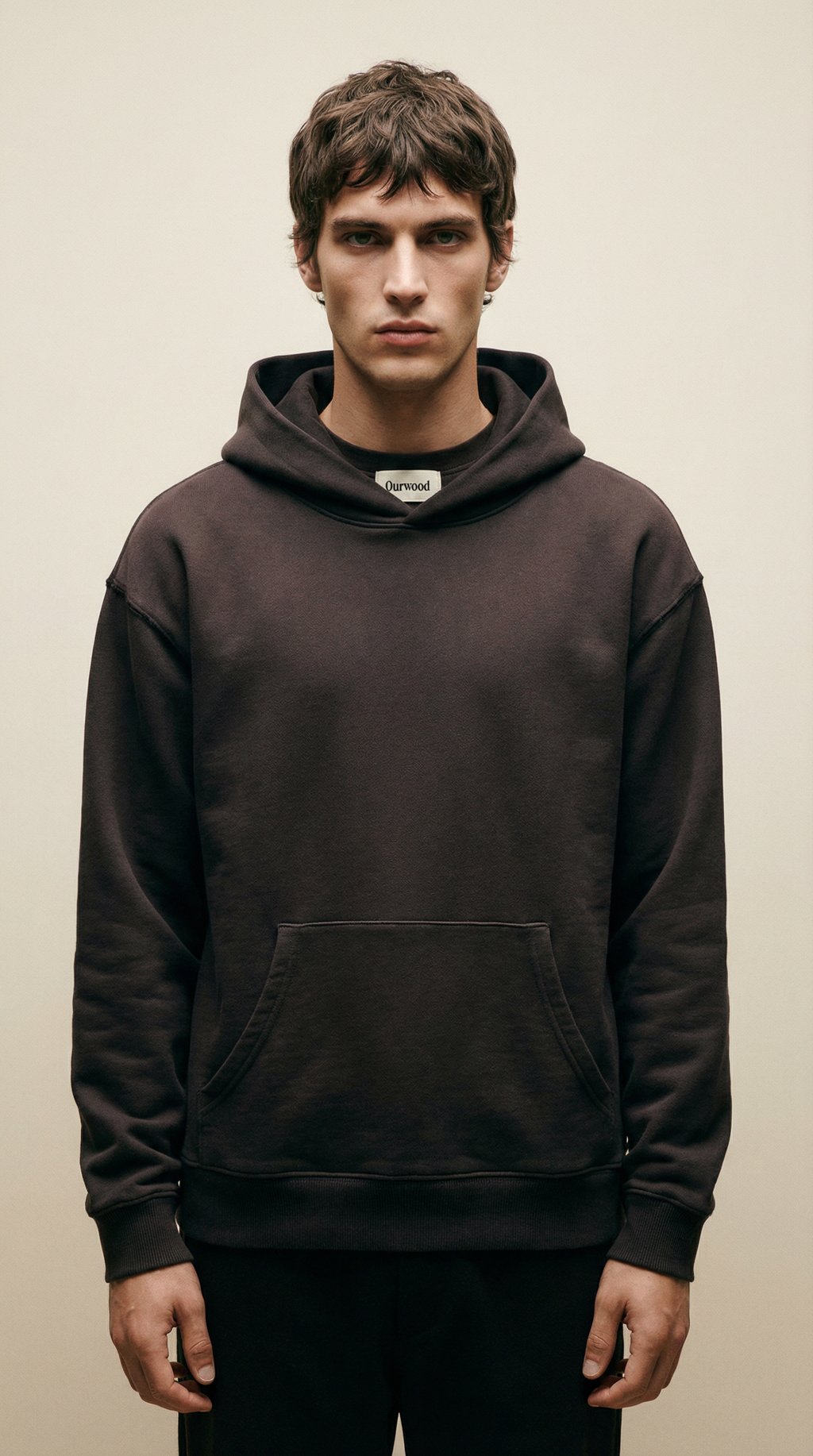 AI product shot of CORE HOODIE