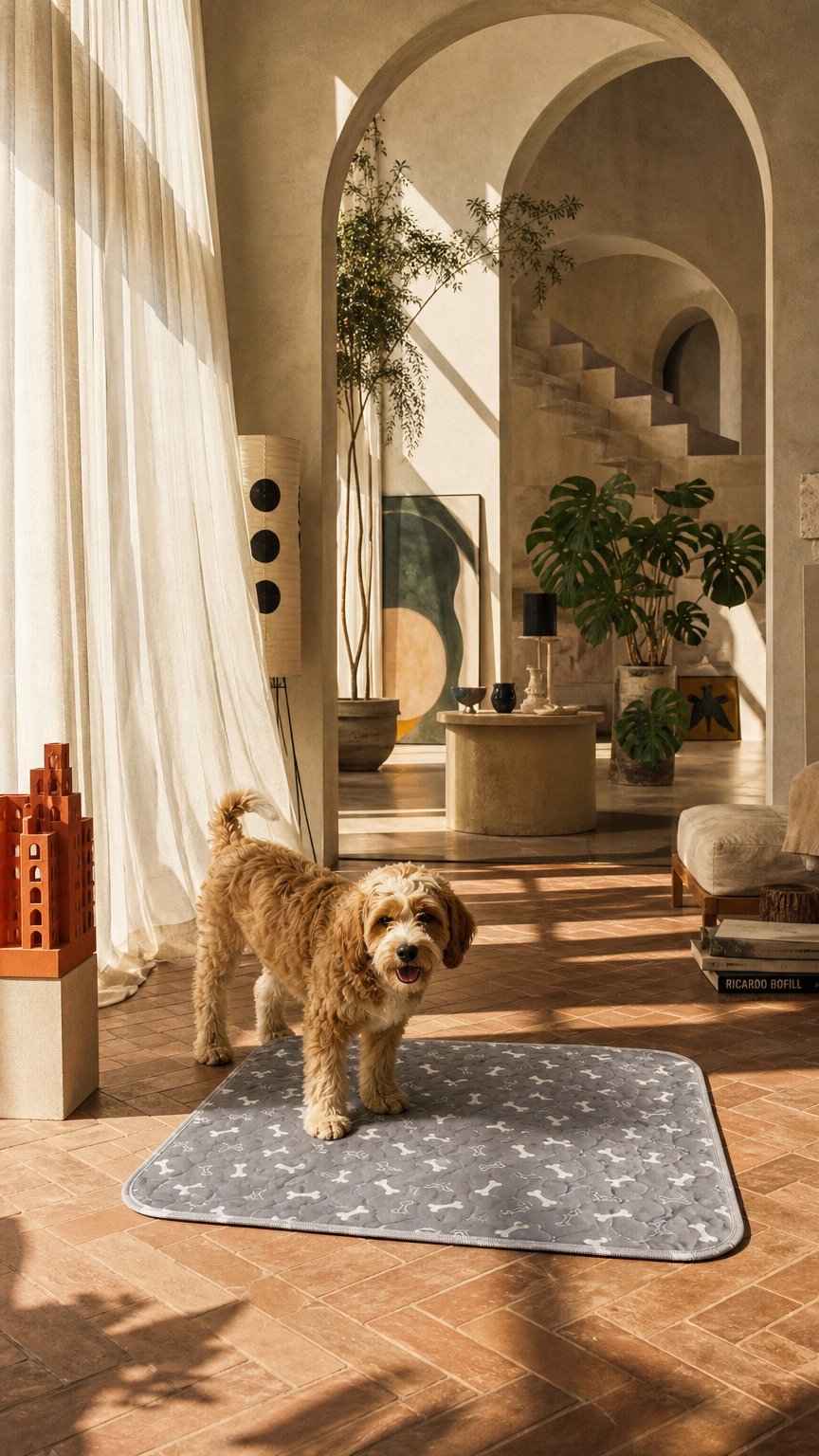 AI product shot of Patiped – Köpekler İçin Akıllı Tuvalet Eğitim Pedi