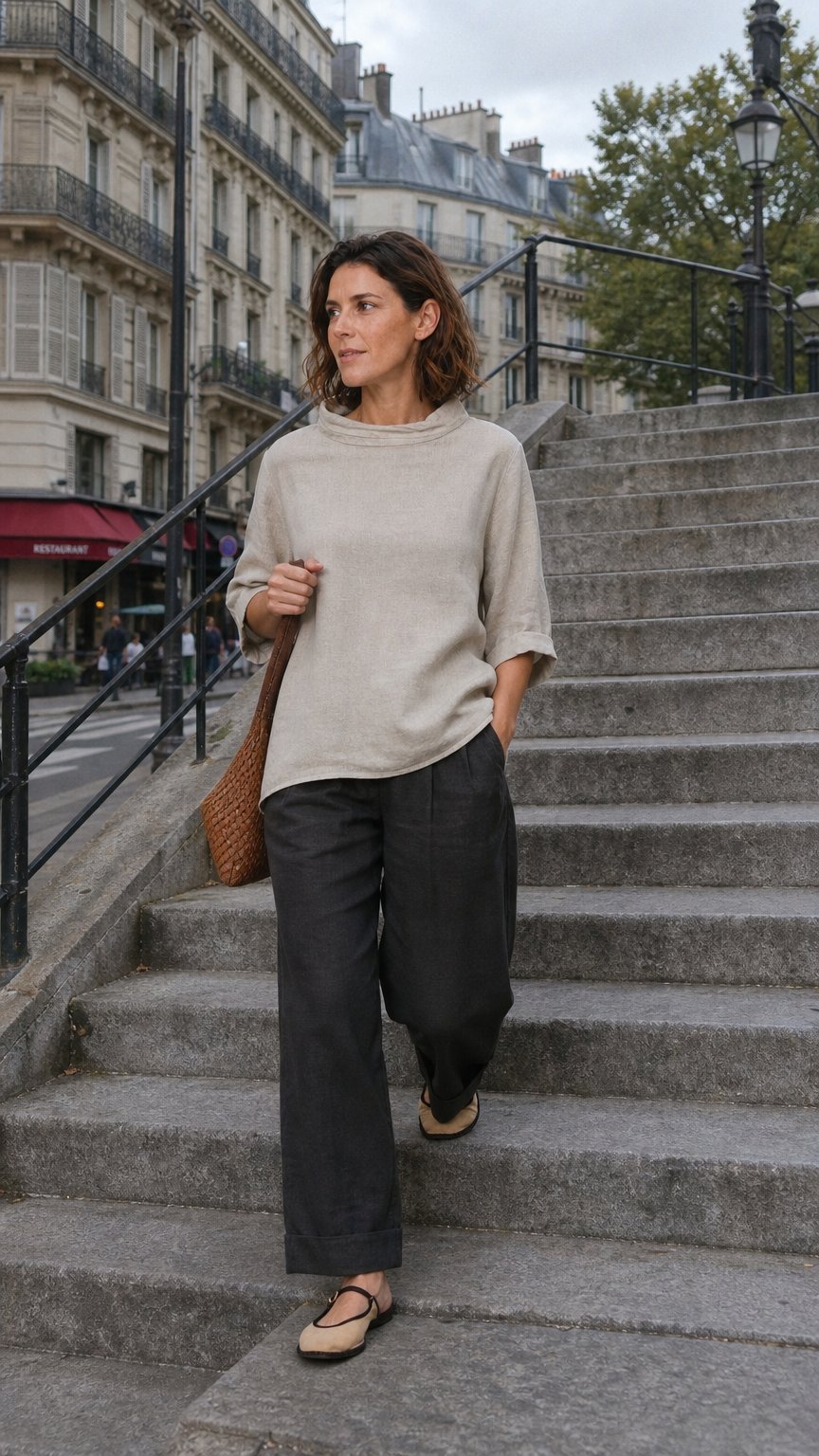 AI product shot of Kelsey Collective Women's Linen Clothing and Accessories