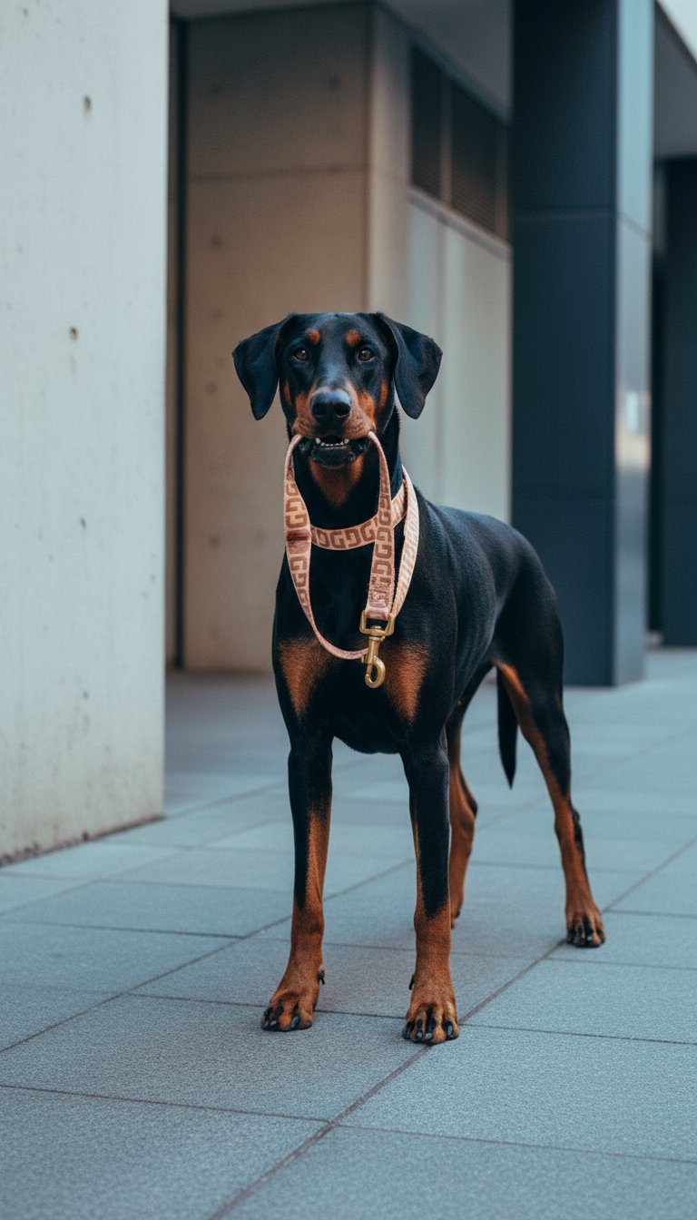 AI product shot of DG dog leash