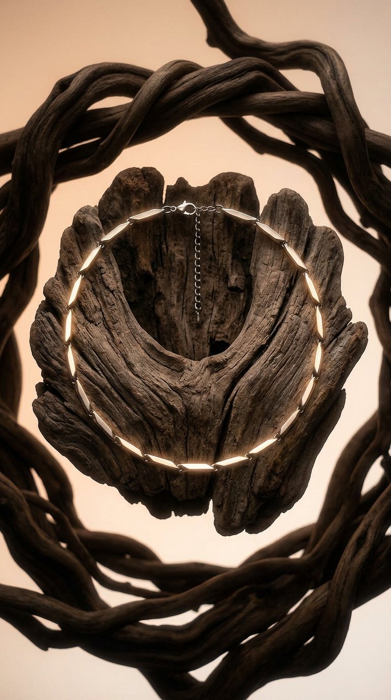 AI product shot of Una Necklace
