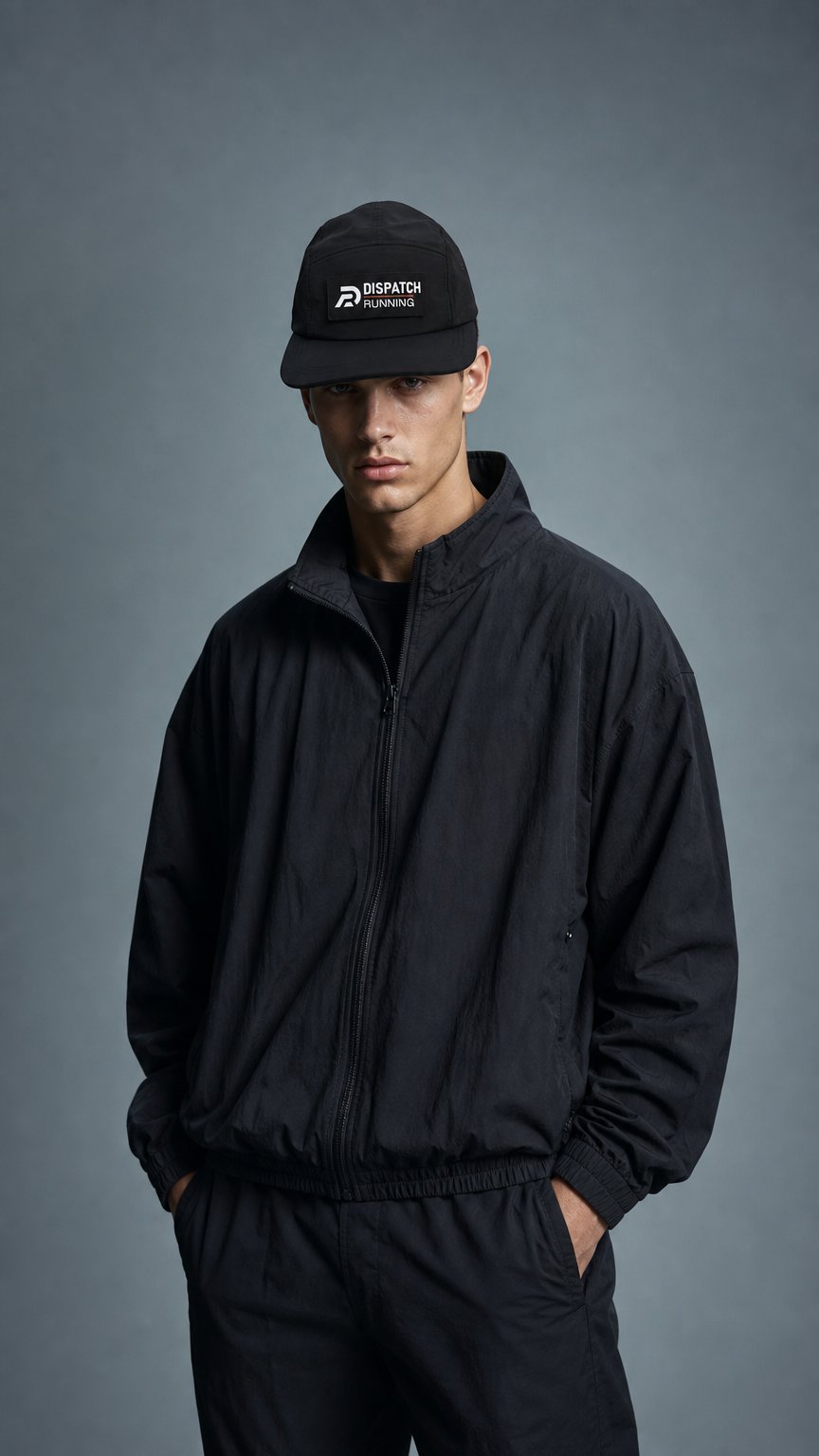 AI product shot of DR1 Core Hat (Includes Dispatch Running Patch)