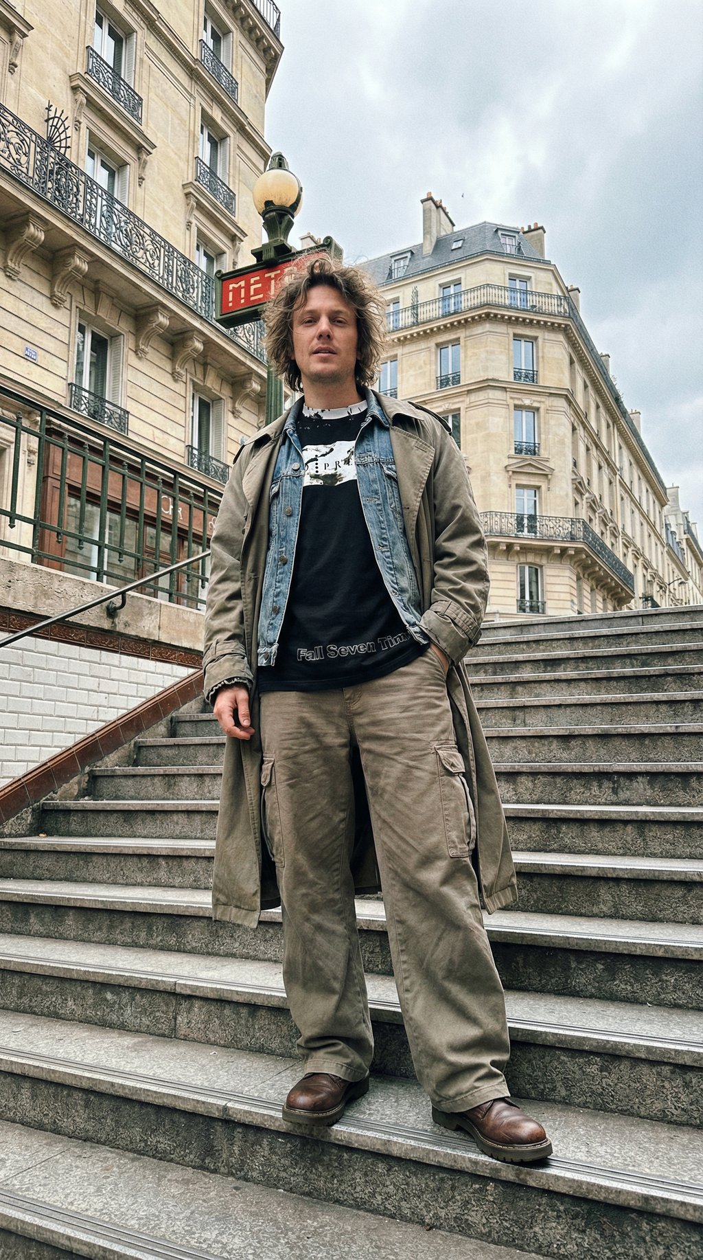 AI product shot of Maia's Stand up Oversized T-shirt