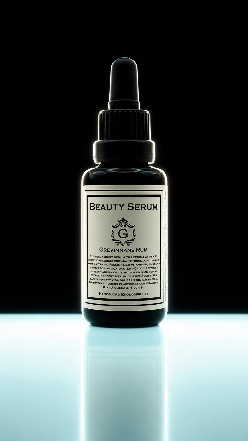 AI product shot of Beauty Serum 30 ml