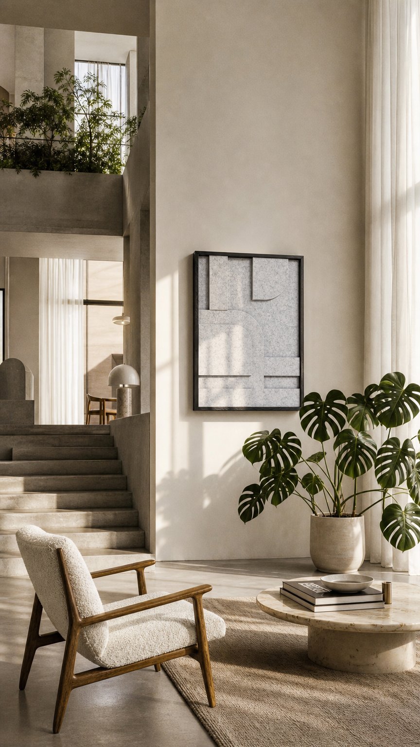 AI product shot of Monochrome Calm