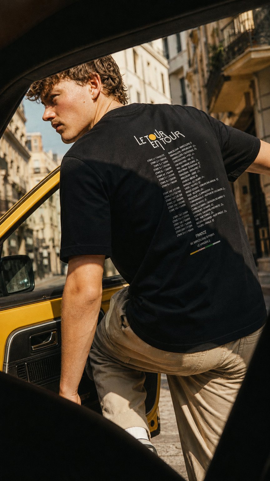 AI product shot of Le tour on Tour