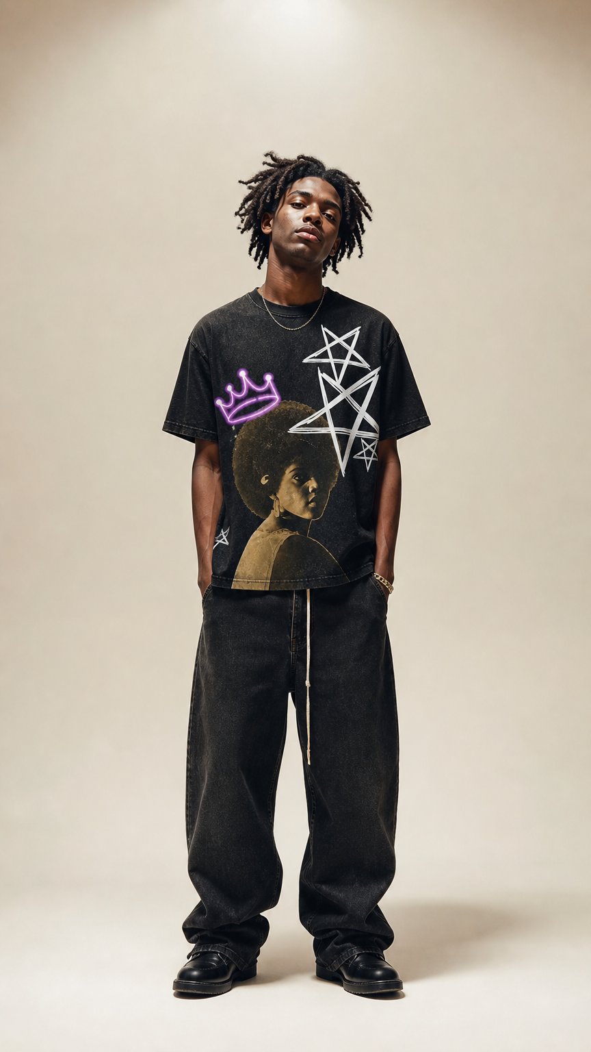 AI product shot of Beauty Is Culture Tee