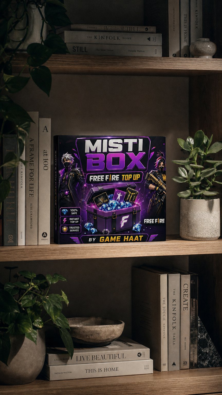 AI product shot of MISTI BOX