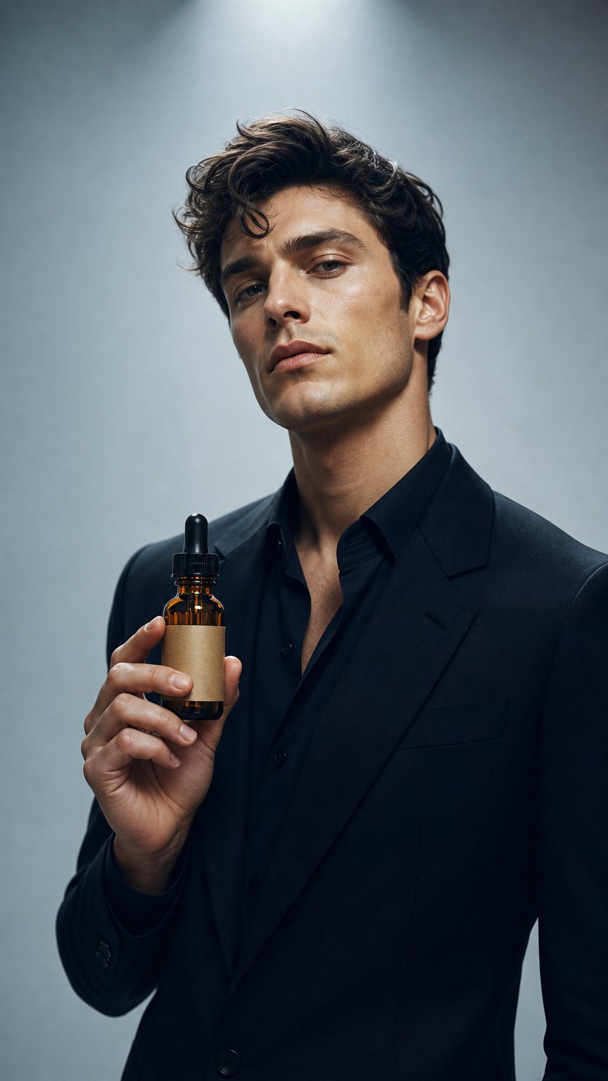 AI product shot of Place Holder Beard Oil - 1 oz