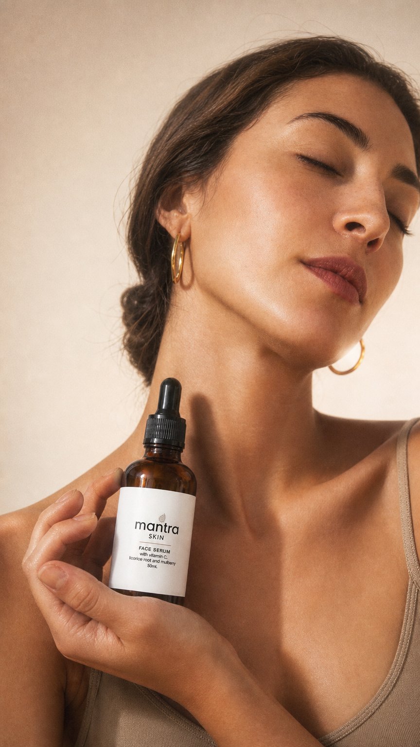 AI product shot of Mantra Skin Face Serum