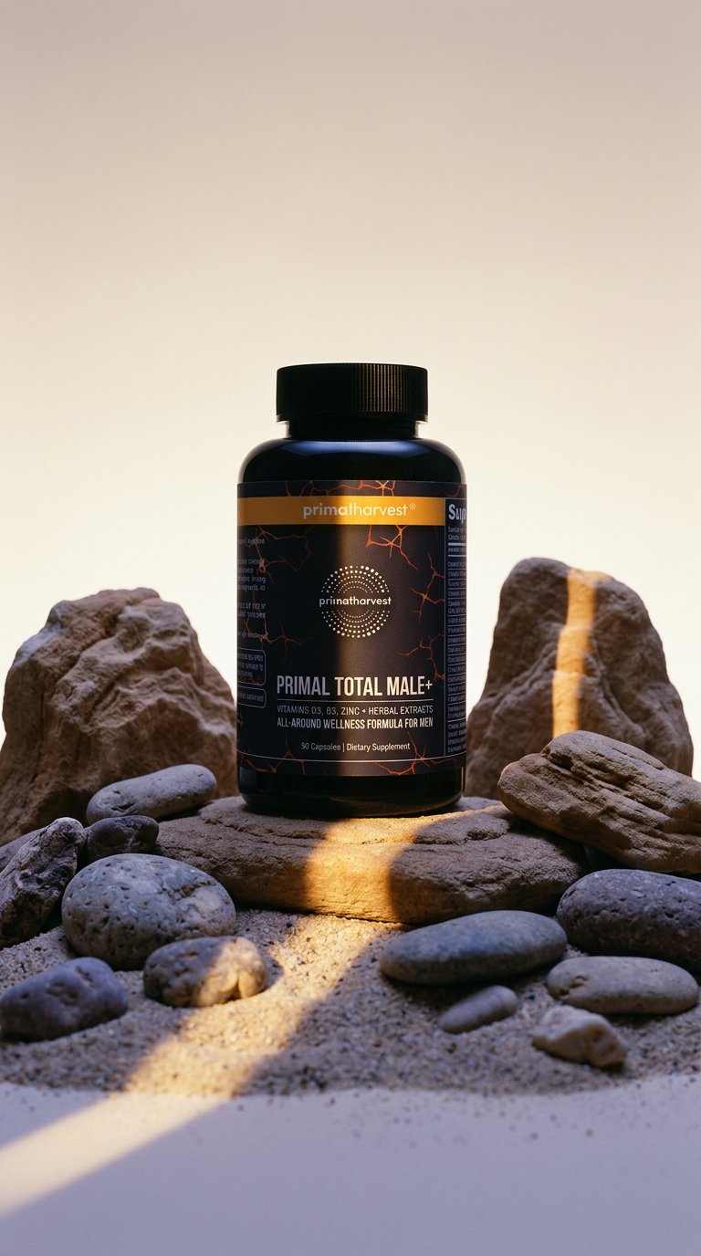 AI product shot of Primal Total Male+