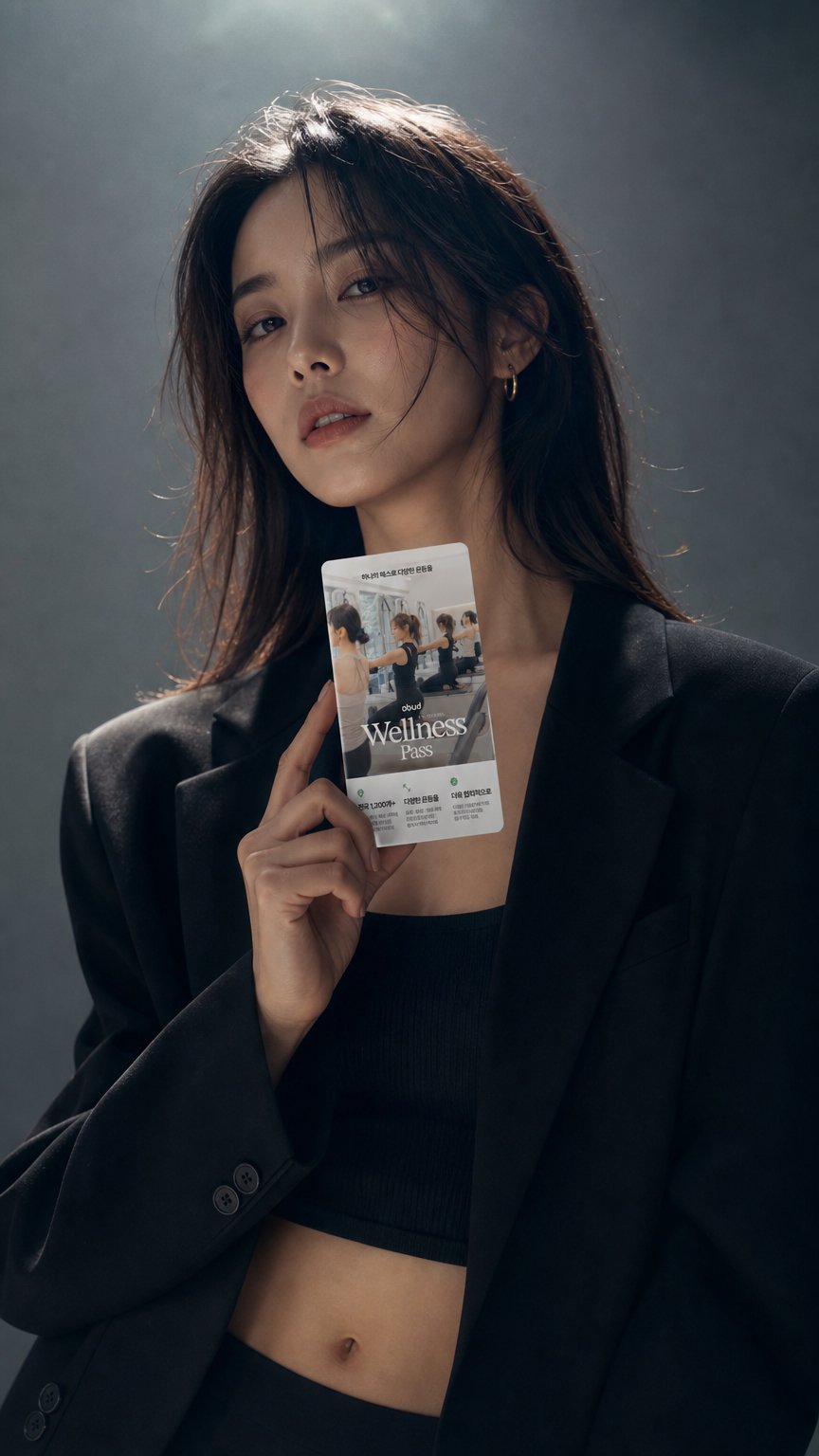 AI product shot of 오붓 웰니스 패스