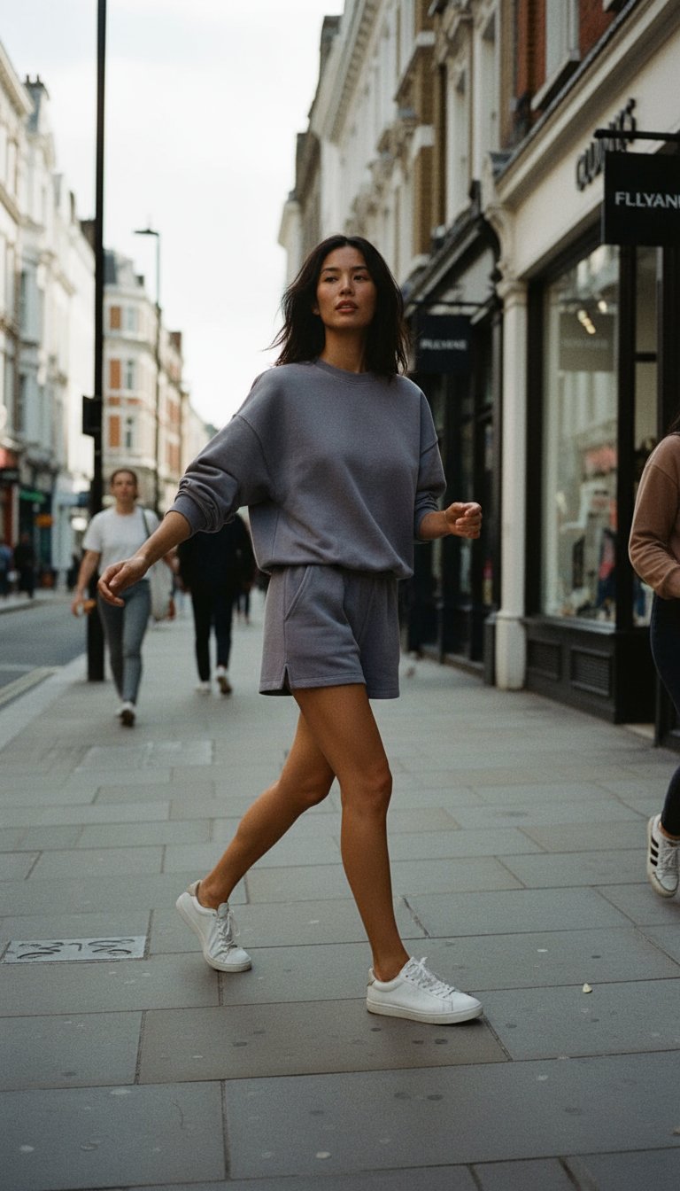 AI product shot of Washed Low Key Sweat Short