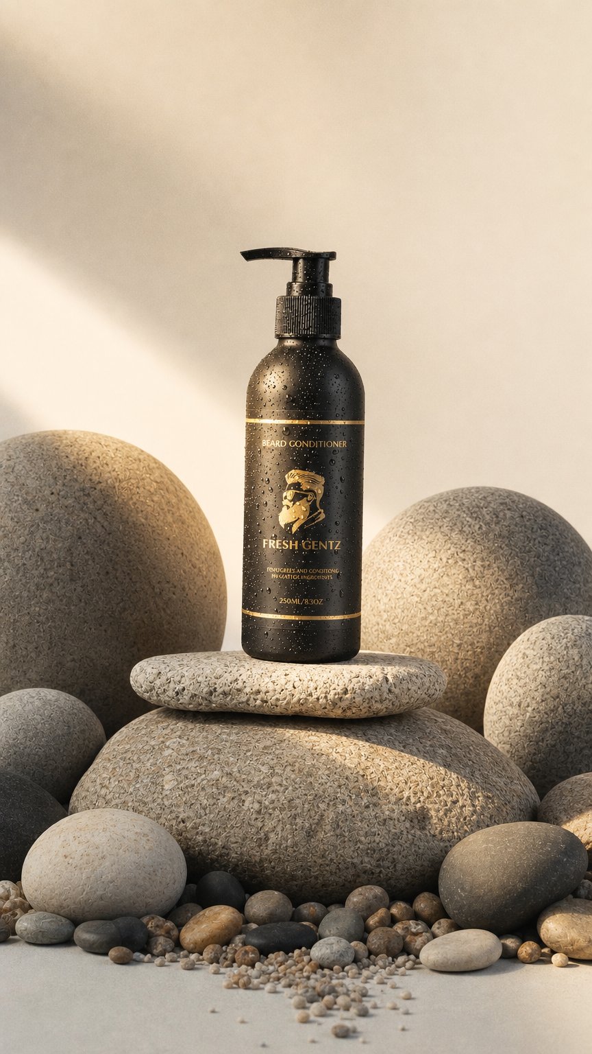 AI product shot of Beard Conditioner