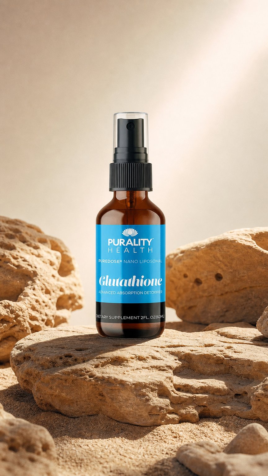AI product shot of Purality Health Nano Liposomal Glutathione