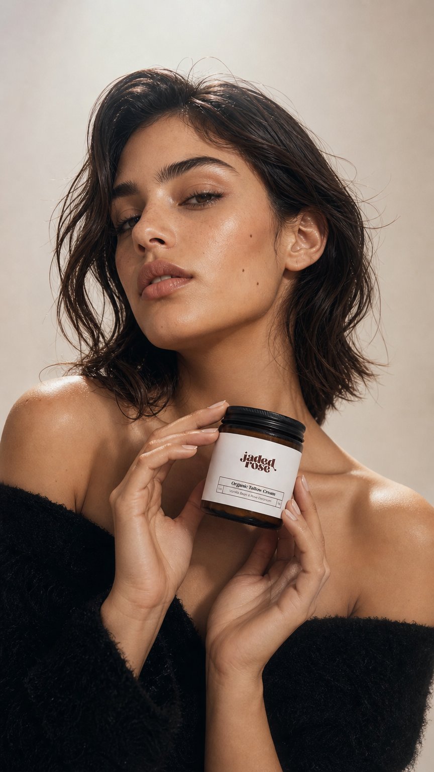 AI product shot of Organic Tallow Cream